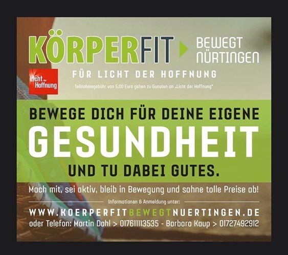 Lauf-Aktion „Nürtingen bleibt in Bewegung