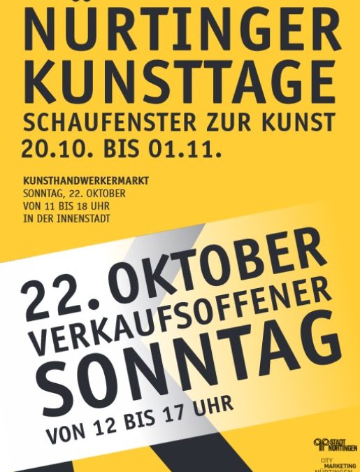 Verkaufsoffener Sonntag und Kunstandwerkermarkt 2023