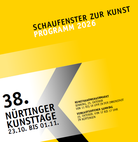 Kunsttage SCHAUFENSTER ZUR KUNST<br />
PROGRAMM 2026